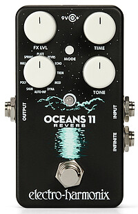 Ein kompaktes und erschwingliches Reverb-Pedal mit fortschrittlicher Technologie und 11 Hall Presets. Hier ist alles drin …... Electro Harmonix Oceans 11 Reverb