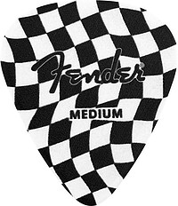 Fender® 351 Celluloid Picks, checker (8) 