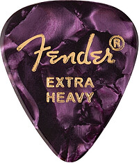 Fender® 351 Picks, XHeavy Purple Moto 12 