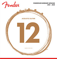 Fender® 60L Ac. Guitar Strings 012/​053 