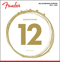 Fender® 70L Ac. Guitar Strings 012/​052 