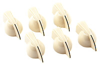 Fender® Chicken Head Amp Knob cream (6)  