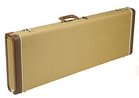 Fender® Dlx Strat® Hardshell Case, Tweed 