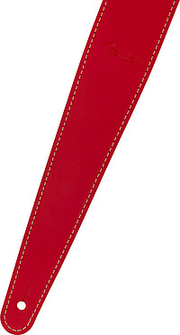 Fender® Essentials Leather Strap red 2"  