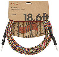 Fender® Festival Kabel, 5,5m rainbow  