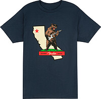 Fender® Rocks Cali T-​Shirt, Navy, XXL  