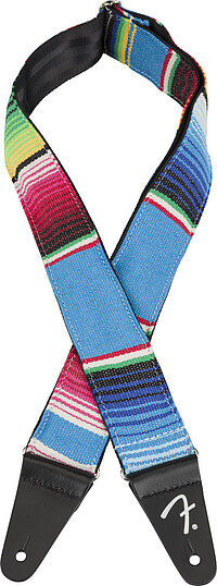 Fender® Serape Strap blue multi 2"  