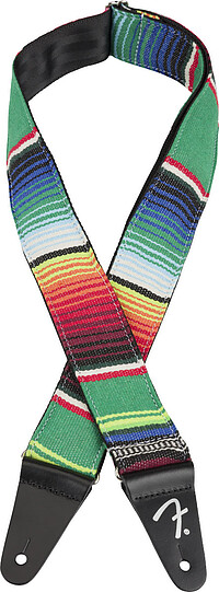 Fender® Serape Strap green multi 2"  