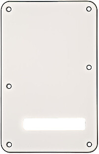 Fender® Strat® Backplate 3ply white  