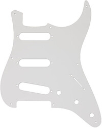 Fender® Strat® Pickguard 8-​h 1ply white  