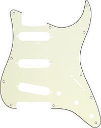 Fender® Strat® Pickguard mint green, 11h 