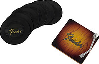 Fender® Sunburst Turntable Coaster Set  