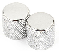 Fender® Tele®/​P-Bass® Pot Knobs chr. (2) 