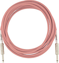 Fender® Original Series Kabel vereinen eine solide Bauweise mit spiralförmiger Abschirmung und vernickelten Klinkensteckern mit dem unnachahmlichen Fender® Styling. Ein sehr hochwertiges, … Fender® Original Cable shell pink 5,5m