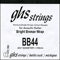 GHS Einzelsaite Bright Bronze BB 44  