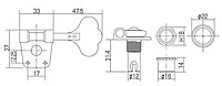 Gotoh GB-528 Einzelmechanik rechts nicke 