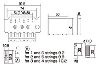 Gotoh GE-1996T Locking Tremolo * 