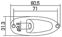 Gotoh JCS1 Buchsenplatte *  