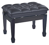 K & M 13965 Klavierbank hydr. bk pol. KL 