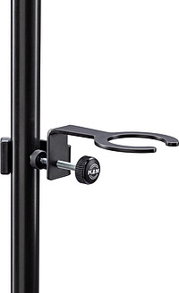 K & M 16017 Stielglashalter, schwarz  