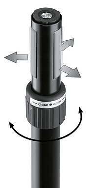 K & M 21367 Distanzrohr Ring L. 890-1380 