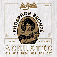 La Bella 7GPS Phosphor Bronze 012/​052 