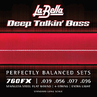 La Bella Deep Talkin' Flatwound Bass *  