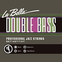 La Bella Double Bass 7710T White Nylon  