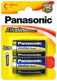 Panasonic 1,5V Baby LR14 Alka. Power (2) 