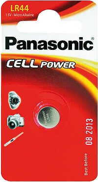 Panasonic 1,5V Cell Power LR44 Alka. (1) 