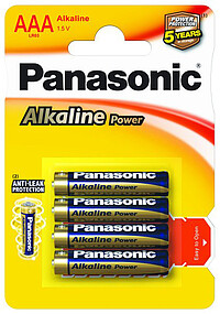 Panasonic 1,5V Micro LR03 Alka.Power (4) 
