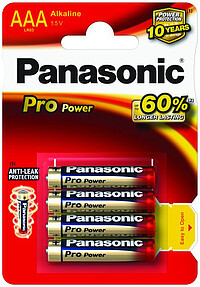 Panasonic 1,5V Micro LR03 Pro Power (4) 