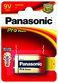 Panasonic 9V Block 6LR6 Pro Power (1) 