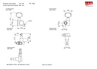 Schaller M6-135 6l small metal button *  