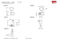 Schaller M6-Pin 6l small metal button *  