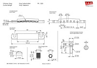 Schaller Stop Tailpiece gold  