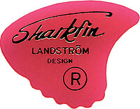 Sharkfin Plectren rot, weich, gold 100  
