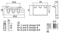 Wilkinson VS-​100N Tremolo honed black  