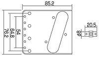 Wilkinson WT-​3 Brücke chrom  